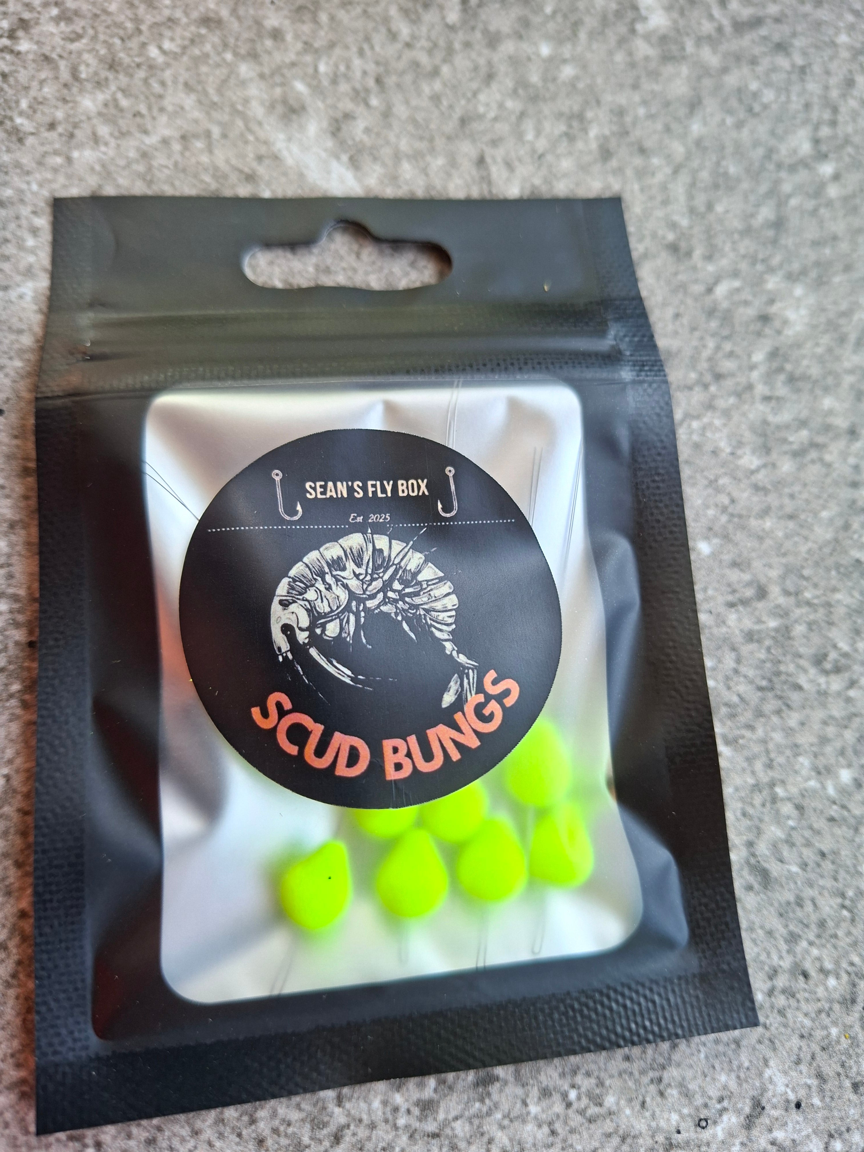 HI VIS INDICATOR SCUD BUNGS (8pcs) MEDIUM