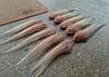 Tan poly minnow 2/0