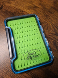 Slim 90 slot Water proof silicone fly box.