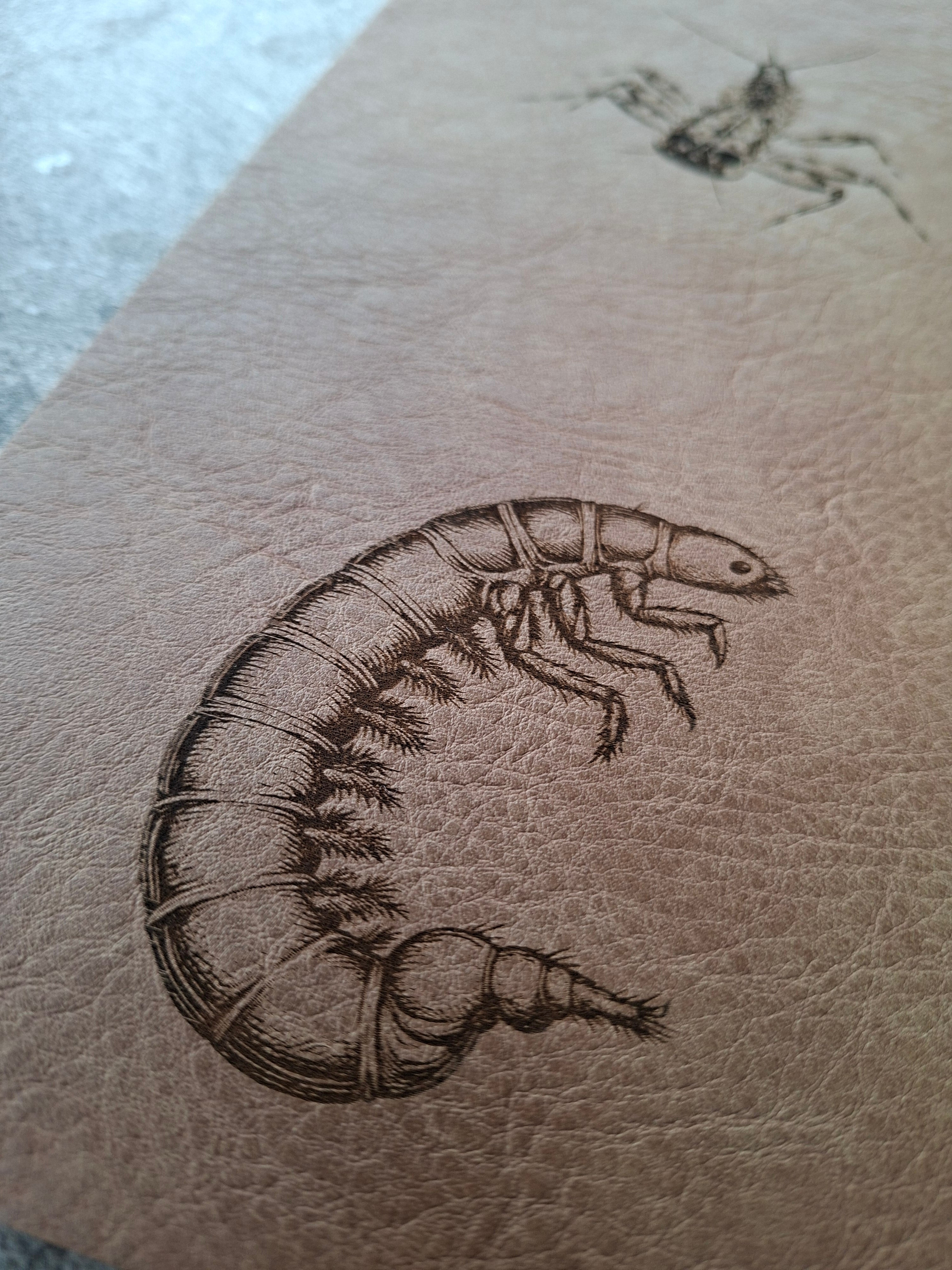 Faux leather tying mat (Limited Edition) The Black River Story