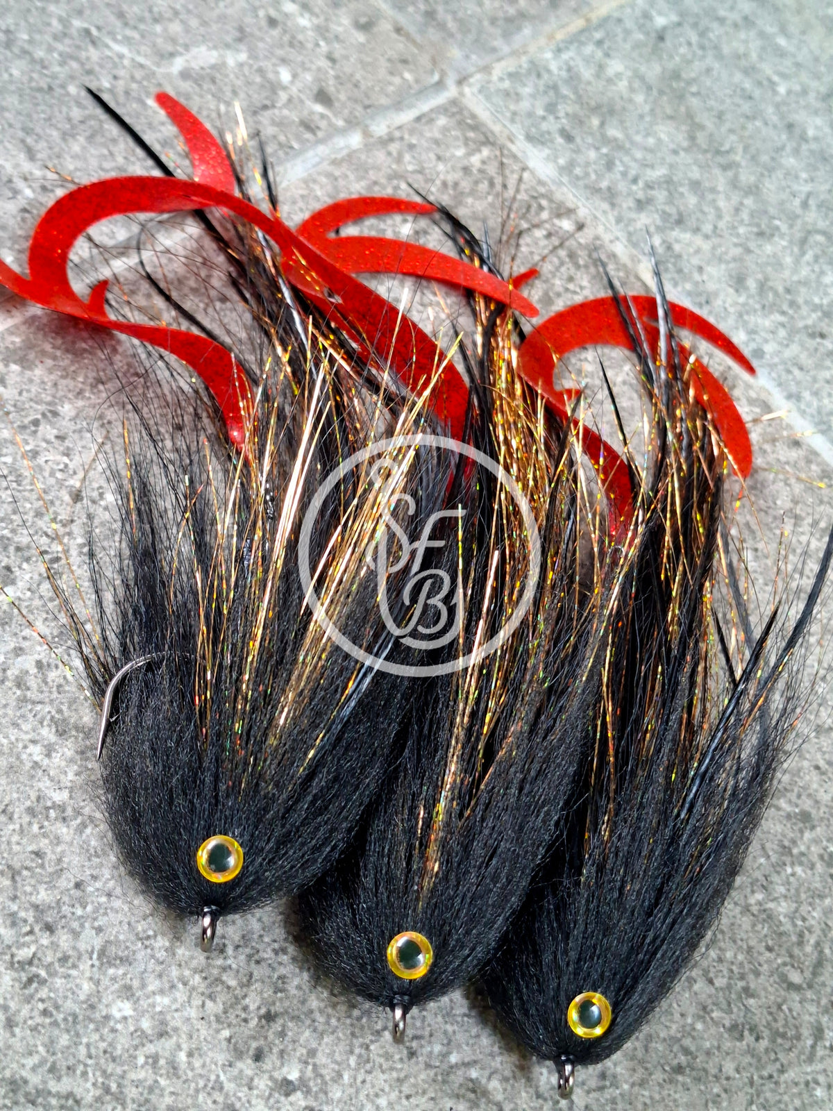 Black dog dragon tail 6-7"