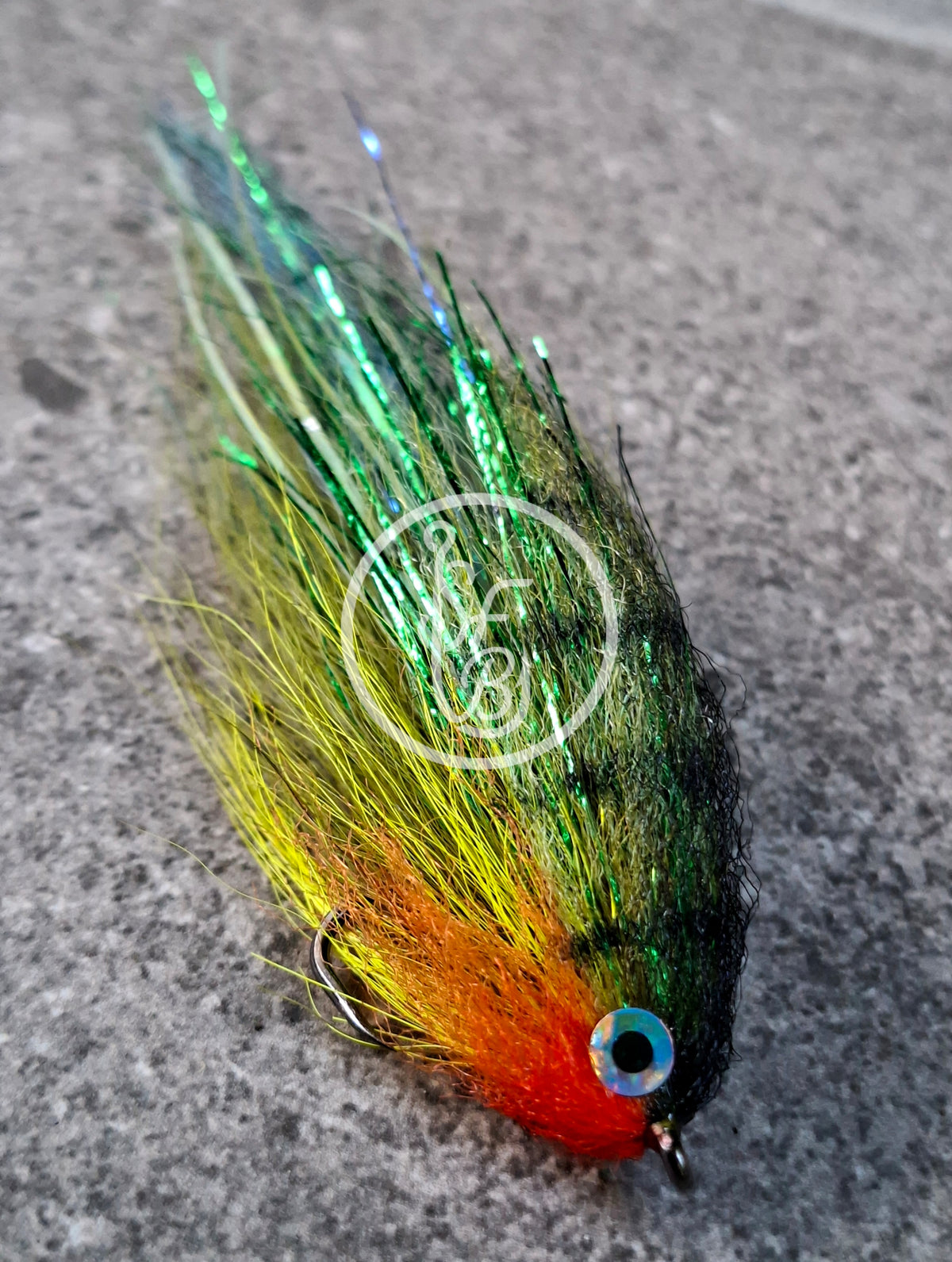 Bucktail flash tail perch 5"