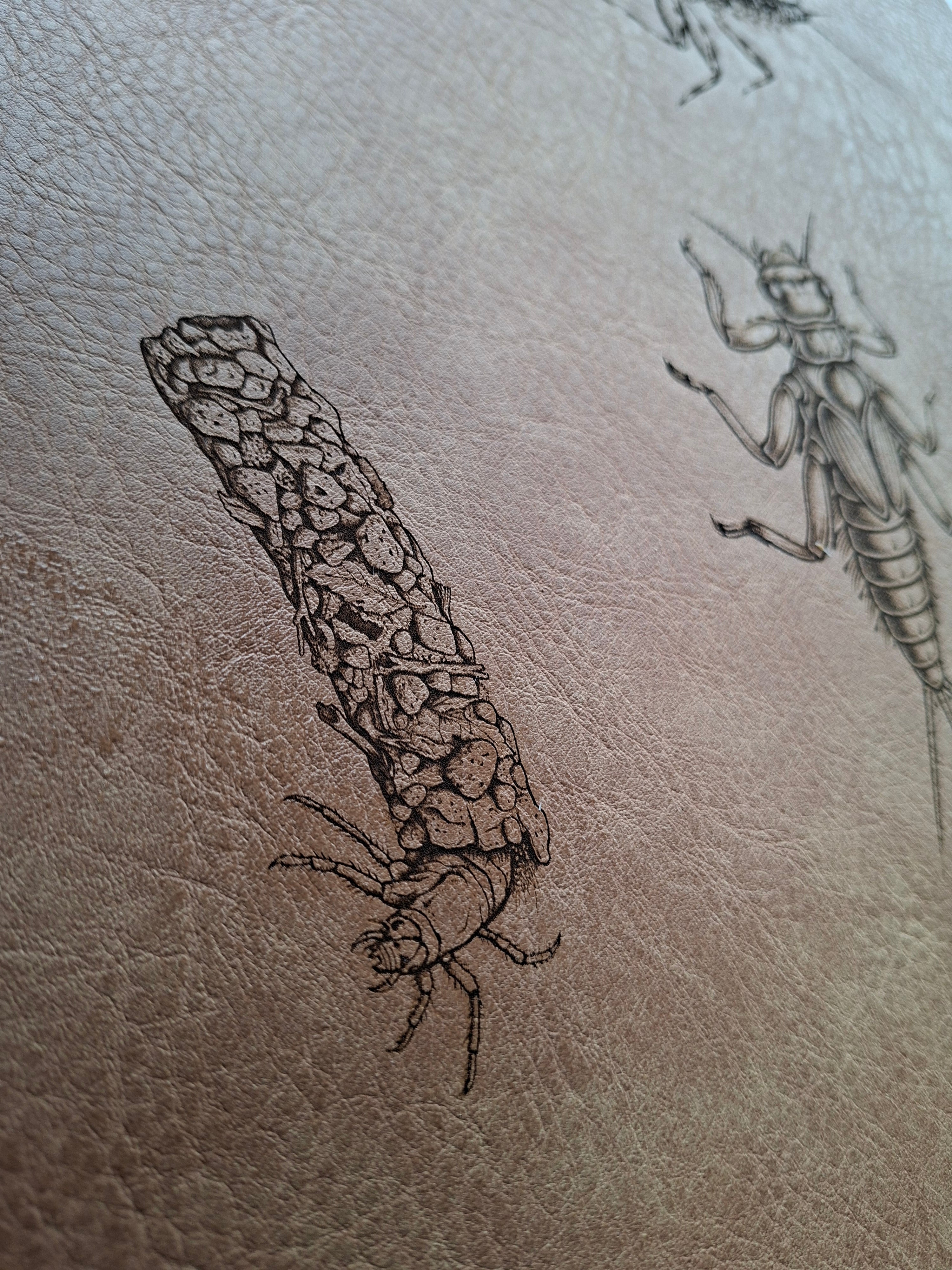 Faux leather tying mat (Limited Edition) The Black River Story