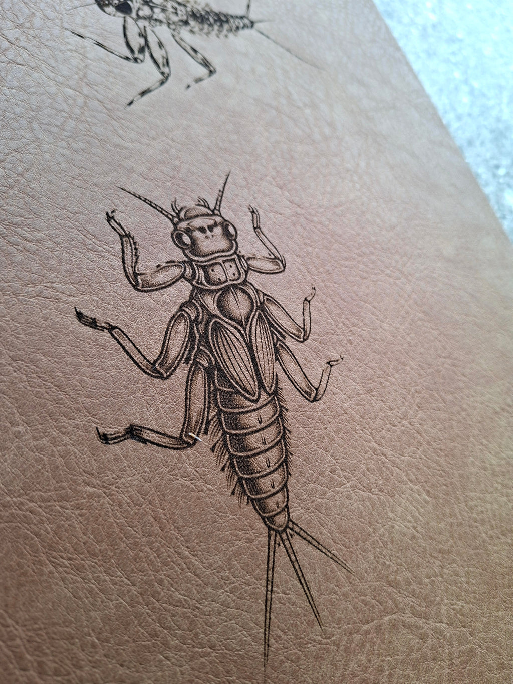 Faux leather tying mat (Limited Edition) The Black River Story