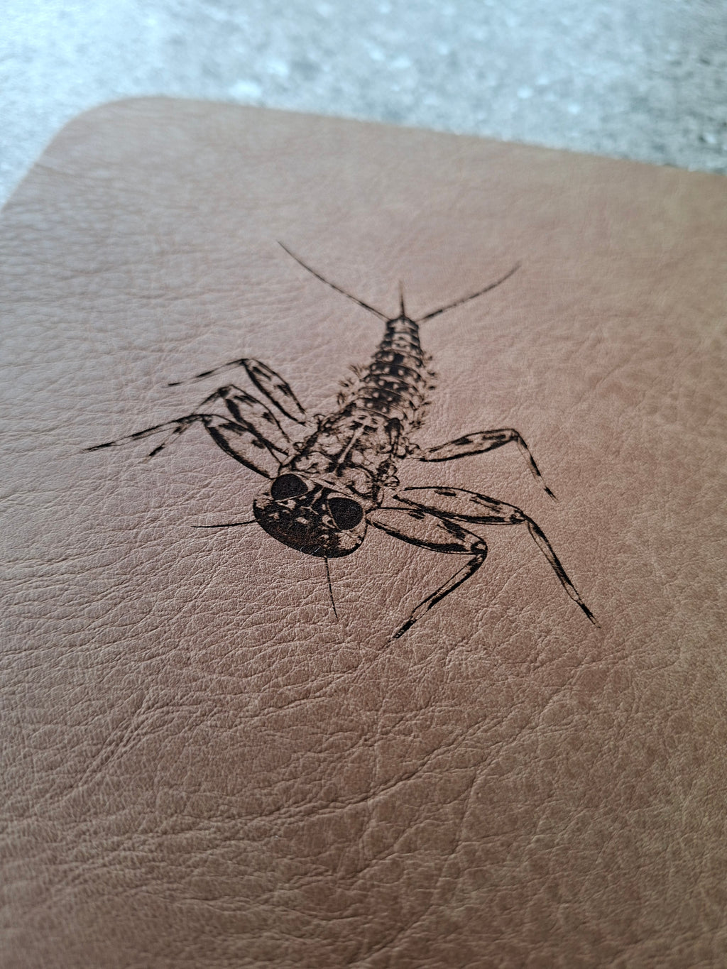 Faux leather tying mat (Limited Edition) The Black River Story