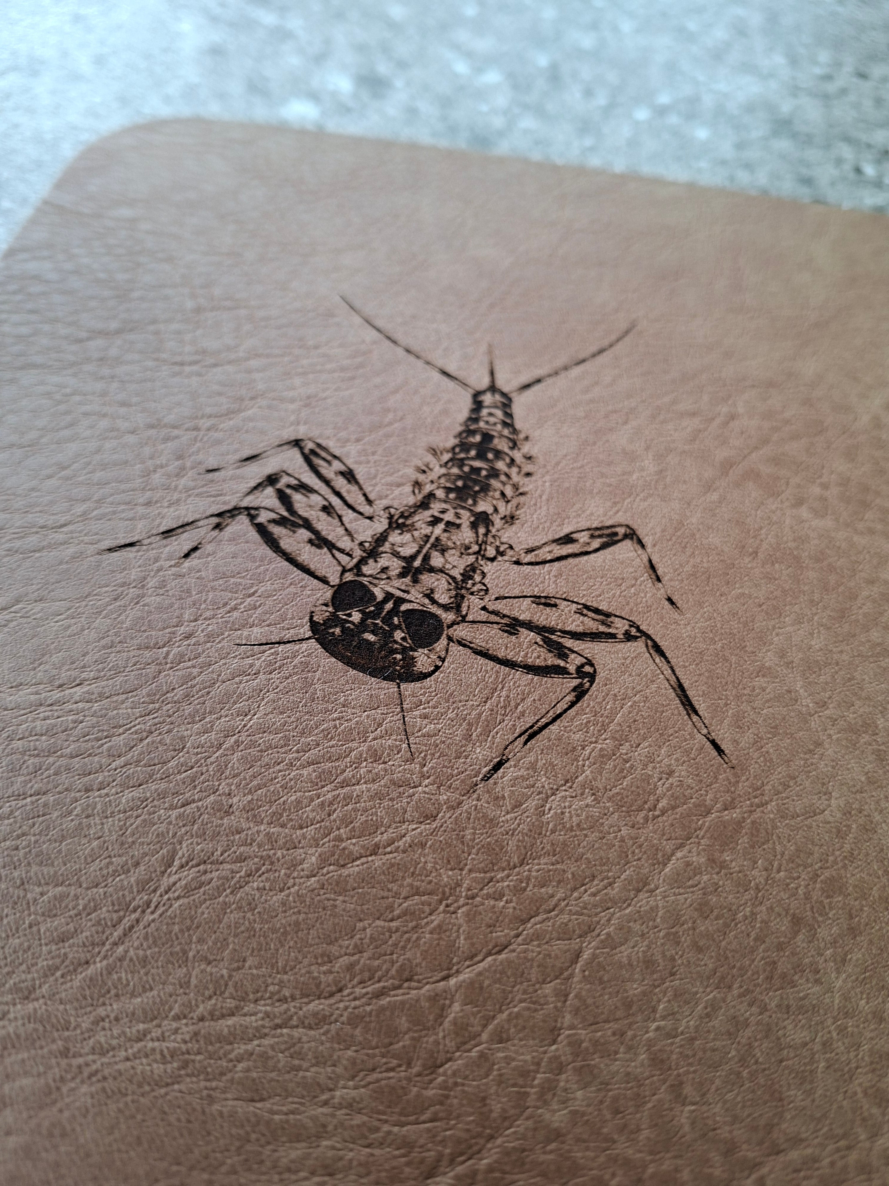 Faux leather tying mat (Limited Edition) The Black River Story